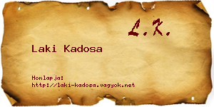 Laki Kadosa névjegykártya